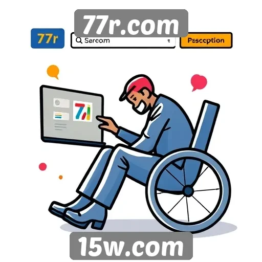 Análise de desempenho e acessibilidade do 77r.com